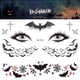 thumbnail image 5 of De Pegatinas De Tatuajes Temporales De Cara De Halloween, Pegatina De Tatuaje De Telaraña De Halloween Para Fiesta, Festival, Accesorios De Disfraz De Cosplay 12 Hojas Speravity HA038432-00, 5 of 6