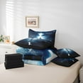 thumbnail image 5 of Homewish Western Christian Bedding Comforter Set 7pcs for Teens, Psychedelic Cross Galaxy King Bedding Sets, Bible Verses Theme Reversible Bed Sheets, Breathable Home Decor, 5 of 7