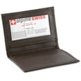 thumbnail image 4 of Alpine Swiss Thin Front Pocket Wallet Business Card Case 2 ID Window 6 Card Slot, 4 of 7