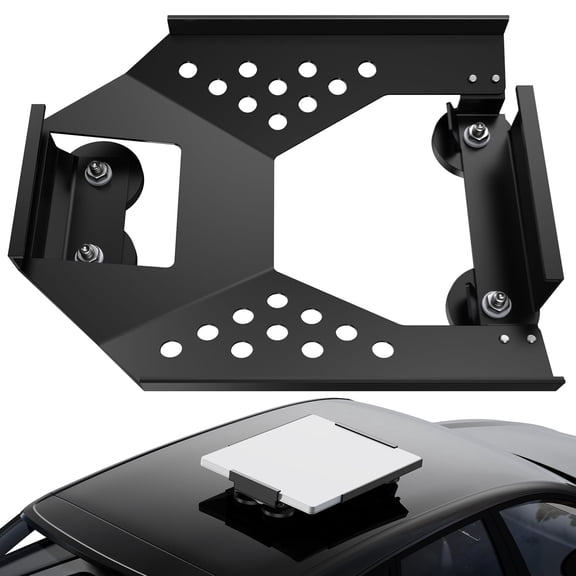 Starlink Mini Stainless Steel Bracket – Magnetic Mount with 350lb Suction, RV Truck Boat