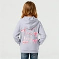 thumbnail image 6 of KyCheLot Girls Casual Hoodies Cute Bow Print Trendy Long Sleeve with Front Pocket Warm Loose Sweatshirts 2-14 Years, 6 of 6