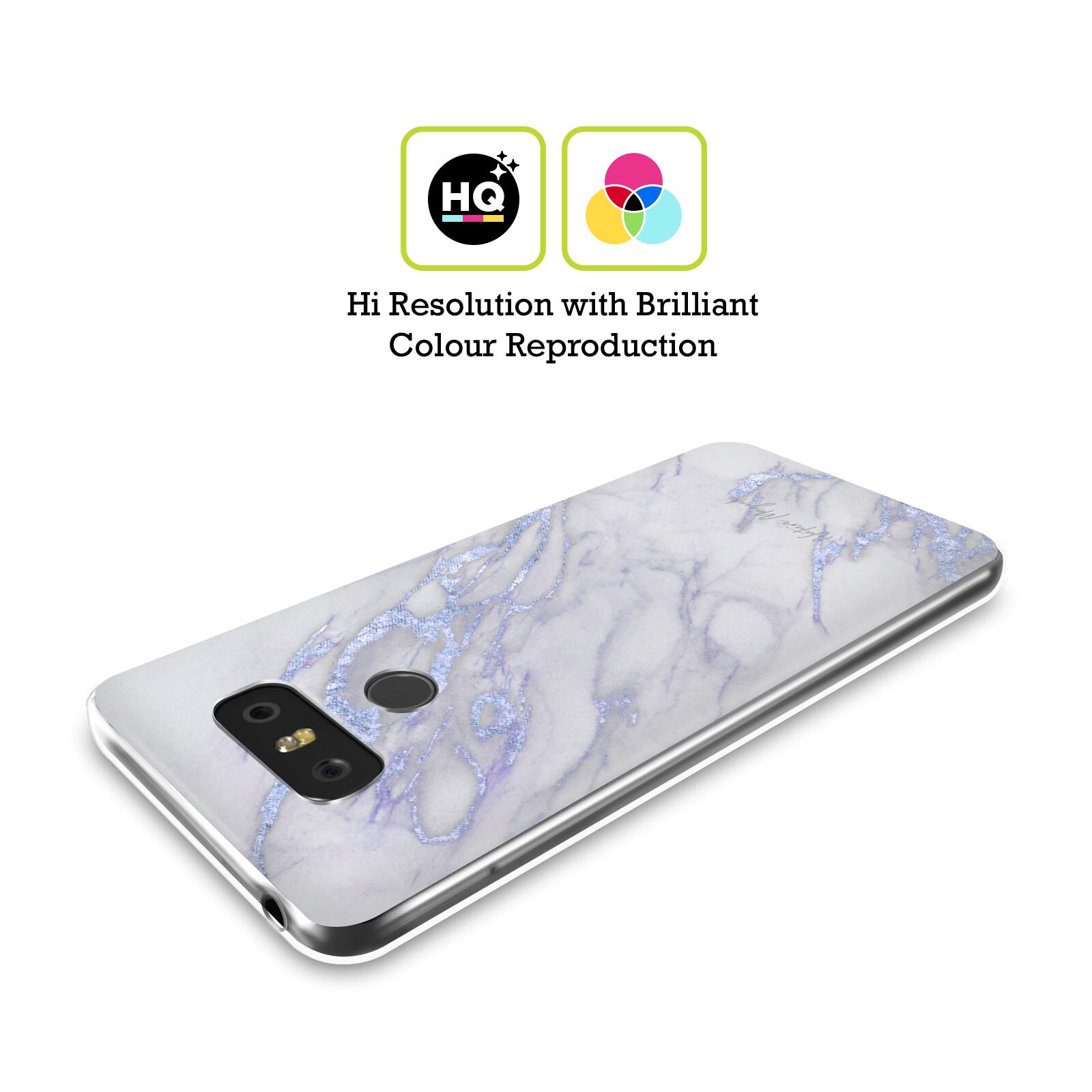 Head Case Designs Officially Licensed Nature Magick Marble Metallics Indigo Soft Gel Case Compatible with LG G8 ThinQ - image 2 of 7