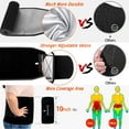 thumbnail image 4 of KingPavonini Waist Trimmer for Women & Mens Waist Trainer Sweat Belt Plus Size, Upgraded (Large), 4 of 8
