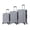 Titanium Silver, variant on Swiss Traveller Travaro Hardside Spinner Luggage Set, 20/24/28 inch Silver