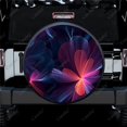 thumbnail image 1 of Dark Abstract Flower Polyester Universal Spare Wheel Tire Cover Custom Tire-Covers for Trailer RV SUV Truck Camper, 1 of 5
