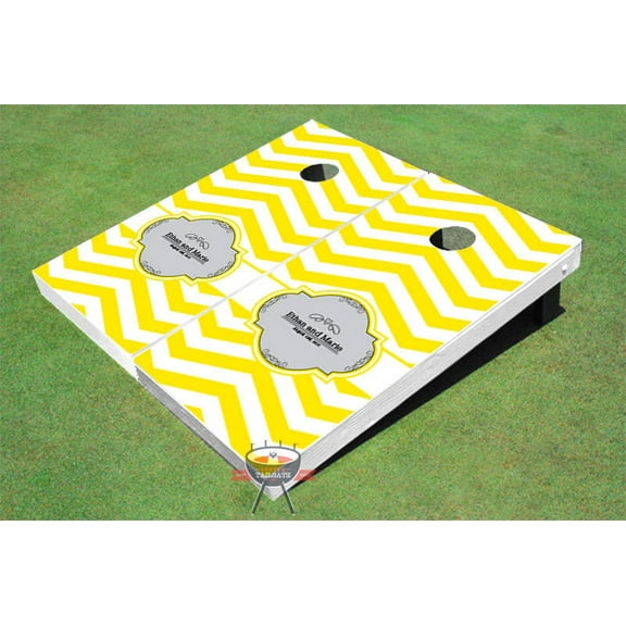 Chevron Themed Cornhole Boards