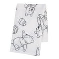 thumbnail image 5 of Disney Winnie the Pooh 3-Piece Crib Bedding Set, Gray, Comforter, Fitted Sheet, Blanket, Infant Boy or Girl, 5 of 6