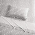 thumbnail image 2 of Brielle Home Flannel Sheet Set 100% Cotton with Elastic Deep Pockets, Full, Sheep Light Grey, 2 of 3