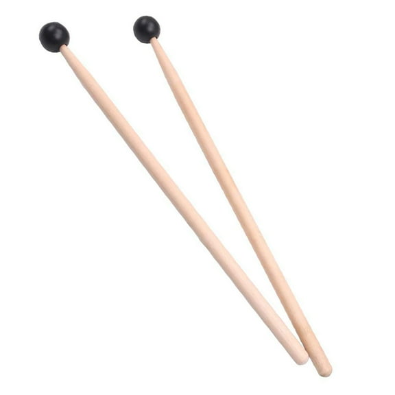 2Pcs Xylophone Sticks Wooden Percussion Glockenspiel Mallets Sticks