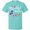 Scuba Blue, variant on Inktastic Thankful and Blessed Inspirational Saying with Flowers T-Shirt