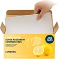 thumbnail image 1 of Lunderg Lemon Scented Super Absorbent Commode Pads - Medical Grade Value Pack 250 Count - for Bedside Commode Liners Disposable, Adult Commode Chair, Portable Toilet Bags - Make Your Life Easier, 1 of 6