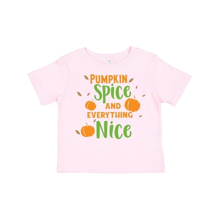 

Inktastic Pumpkin Spice and Everything Nice Fall Autumn Gift Toddler Boy or Toddler Girl T-Shirt