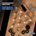 American Legend Brookdale 9’ LED Light Up Shuffleboard Table with