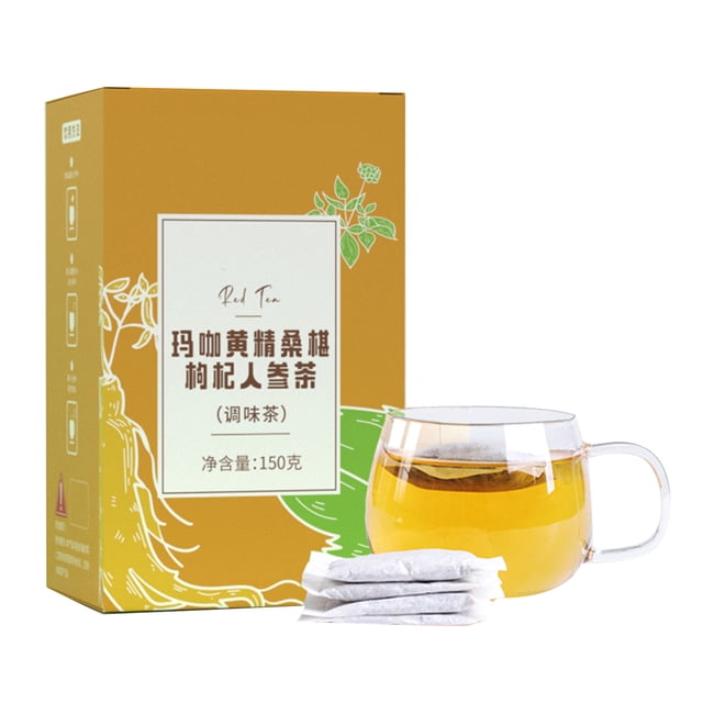 Té De Cinco Tesoros De Ginseng, Bolsas De Té De Hierbas De Ginseng Natural Ricas En Nutrientes Wolfberry Para Beber A Diario ANGGREK Five Treasures Tea