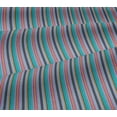 thumbnail image 5 of oneOone Viscose Jersey Fabric Multicolor Stripe Fabric Prints By Yard 60 Inch Wide, 5 of 5