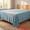 Lake Blue 91"x96", variant on Unique Bargains Polyester Bed Sheet Soft Flat Sheet Wrinkle Bedding Pink 91"x96"