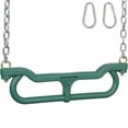 thumbnail image 3 of Swing Set Stuff Inc. Combo Trapeze with 3 Ft. Uncoated Chain (Red), 3 of 7