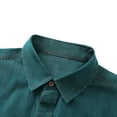 thumbnail image 4 of Cloudstyle Men's 80s Non-Iron Washed Poplin Shirt - Slim Fit Short Point Collar Button Down for Business Casual, 4 of 9