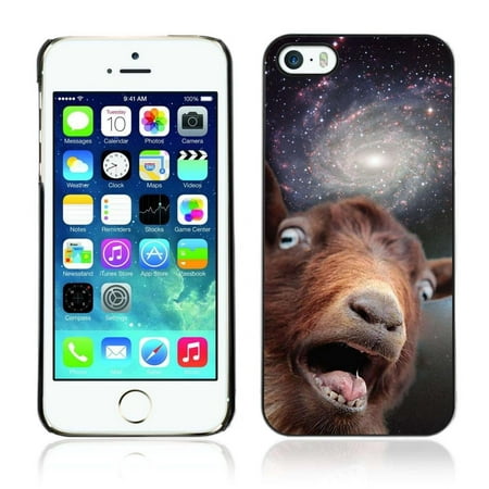 A-type Colorful Printed Hard Protective Back Case Cover Shell Skin for Apple iPhone 5 / 5S ( Funny Space Goat Meme (Best Meme Creator App For Iphone)