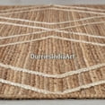thumbnail image 3 of Gahilot International Natural Hemp Jute Rectangle Rug Floor Mat Multic Color Rug, 3 of 4