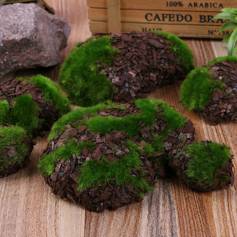 Faux Rockery Moss 4 Bags Of Creative Simulation Moss Decors for