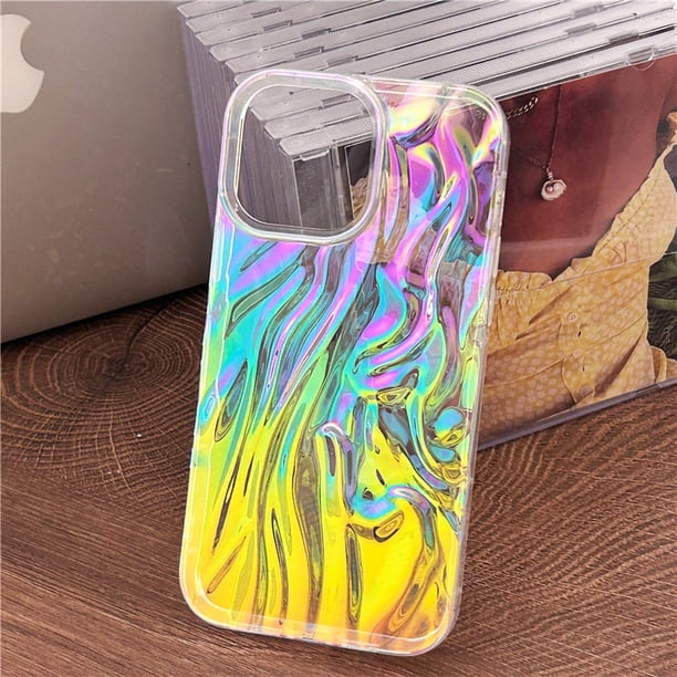 iPhone 11 12 13 14 Plus PRO MAX iPhone14 iPhone14Pro Fold Color Chapado Suave Funda