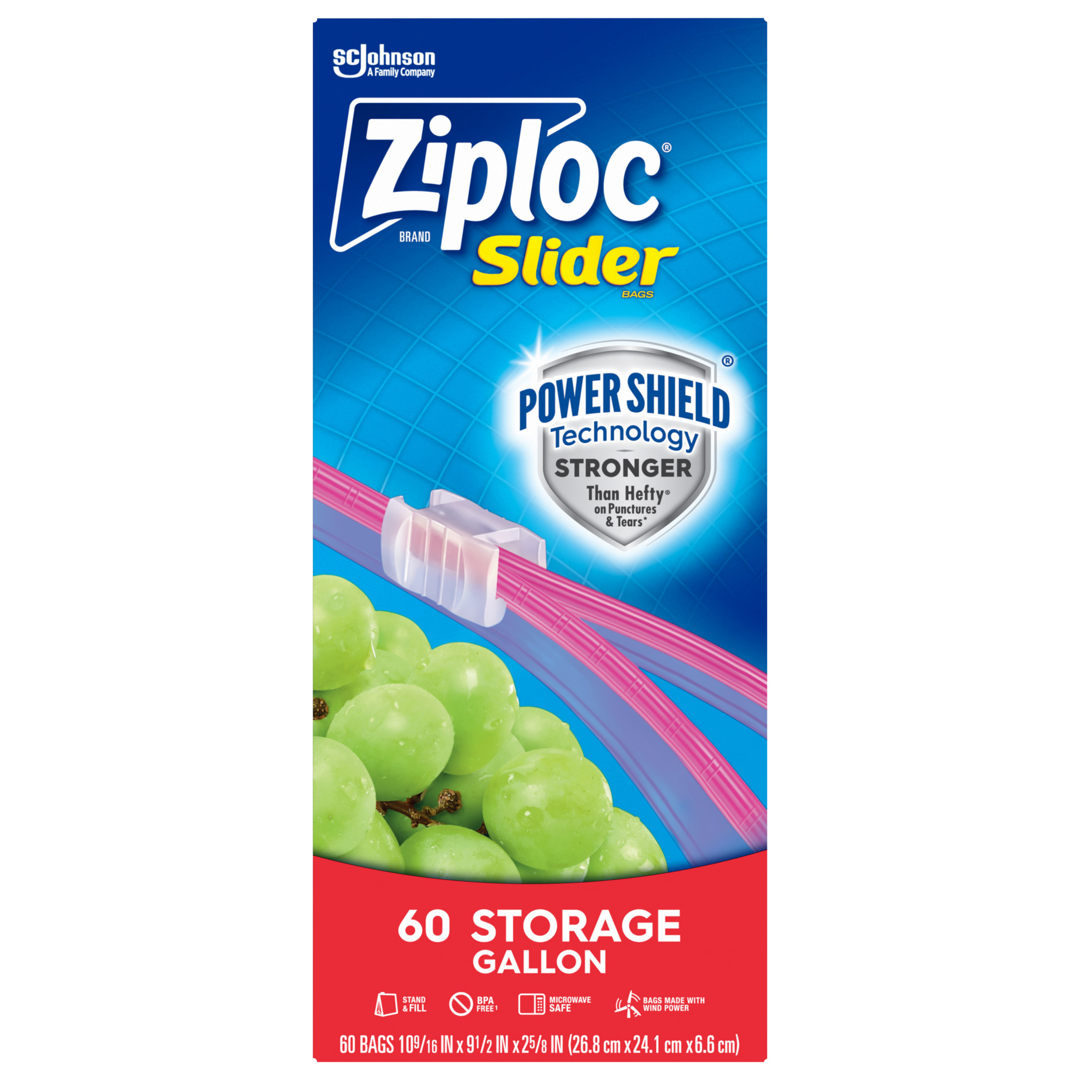 Ziploc Gallon Slider Storage Bags, 60 Count photo 8
