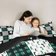 thumbnail image 4 of Feelyou Cartoon Golf Teens Twin Bedding Sets 7-Piece, Eat Sport Sleep Bedding Comforter Set, Ball Gaming Gamer Reversible Sheet Sets, Microfiber Bedroom Decor, 4 of 8
