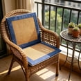 thumbnail image 2 of FEOLGEHLY 16.5x16.5in Mugwort Floss Rattan Outdoor Chair Cushions, Ice Silk Breathable Outside Cooling Mat Chair Pads, Non-Slip Washable Car Seat Cushion for Summer Home Office Indoor Use, 2 of 7