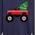 thumbnail image 3 of Instant Message - Christmas Tree Truck - Kids Long Sleeve Tee, 3 of 6