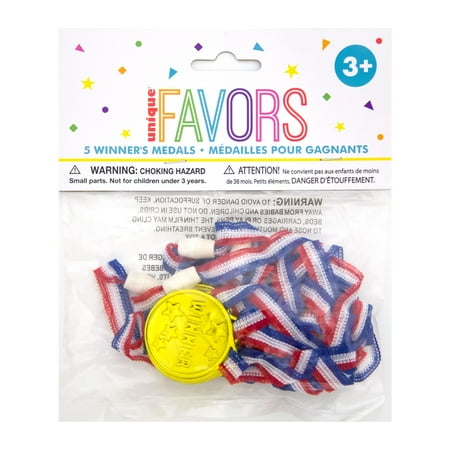 Plastic Award Medal Party Favors, 24ct