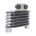 thumbnail image 1 of Engine Cooler Radiator, Efficient Transmission Oil Cooler Aluminium High Performance  For Dirt Bike For 50cc-150cc, 1 of 8