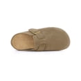 thumbnail image 5 of BLISSFUL STEP Women's Closed Toe Buckle Slip on Slides Platform Mules Khaki (Size 6), 5 of 7