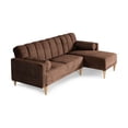 thumbnail image 3 of Sala Modular Reversible De Velvet Chocolate Modelo Xander, 3 of 11