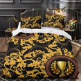 thumbnail image 3 of Home Bedding Cover Set Luxury Pattern Duvet Cover Quilt Cover Set Bed Gift Designable,California King (98"x104"), 3 of 5