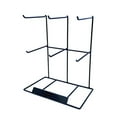 thumbnail image 3 of freneci Jewelry Display Stand Elegant Double Tier Holder for s Bracelet Ear Hooks black, 3 of 8