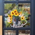 thumbnail image 6 of Dvumao Home Decor, Sunflower Letter Wreath Door Decoration Holiday Props Window And Wall Decorations Handicrafts, Gifts for Mom, 6 of 9