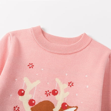 

KaLI_store Girls Sweaters Girl s Button Cardigan Long Sleeve Crewneck Sweaters Ruffle Collar Top Soft Knit Uniforms