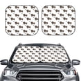 thumbnail image 2 of Balery 2 Piece Dachshund Dog Car Windshield Sun Shade|Foldable Front Windshield Shade for Car Front Window for Most Sedans SUV Truck-, 2 of 7