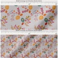 thumbnail image 2 of Soimoi Cotton Voile Fabric Berries,Leaves & Floral Artistic Print Fabric by The Yard 42 Inch Wide, 2 of 7