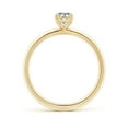 thumbnail image 2 of ANGARA Natural Oval Diamond Solitaire Engagement Ring in 14K Yellow Gold for Women (Size-7x5mm| Color-K| Clarity-I3) | April Birthstone, Anniversary, Jewelry Gift for Women | Natural Diamond Ring, 2 of 8