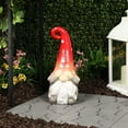 thumbnail image 6 of Alpine Corporation 17"H See No Evil Gnome with Red Polka Dot Hat Statue, 6 of 11