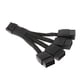 thumbnail image 3 of Cable de 16 pines (12 + 4) 12Vhpwr de 10cm con funda negra, accesorios portátiles duraderos, Cable de alimentación PCIe 5,0 GPU para Cable de, 3 of 8