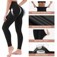 thumbnail image 5 of FUNING 3 Pack High Waisted Leggings for Women-Soft Athletic Tummy Control Pants for Running Yoga Workout Reg & Plus Size, 5 of 6