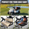 thumbnail image 4 of HUIACONG Fire Ice Golf USA Flag Golf Cart Seat Covers 2 Piece, Universal Fit Premium Stretch-Fit Golf Cart Seat Covers Universal Golf Cart Seat Towel Blanket for EZGO, 4 of 7
