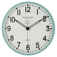 thumbnail image 5 of Mainstays Indoor 11.5" Round Mint Green Arabic Retro Schoolhouse  Analog Wall Clock, 5 of 9