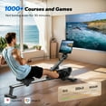 thumbnail image 4 of MERACH Magnetic Rowing Machine with 16 Levels, 350 lbs Weight Capacity, Silent Operation, Bluetooth App Support for Full-Body Home Fitness & Weight Loss, 4 of 11