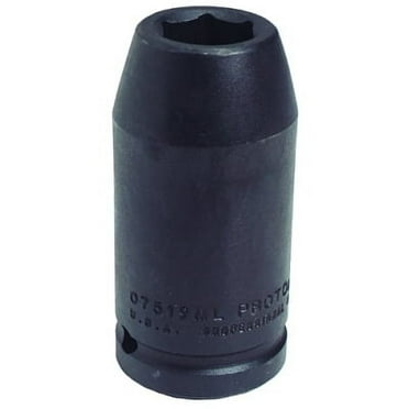 Proto Torqueplus Metric Deep Impact Socket, 3/4" Dr, 41mm, 6Pt, EA (577-07541ML)