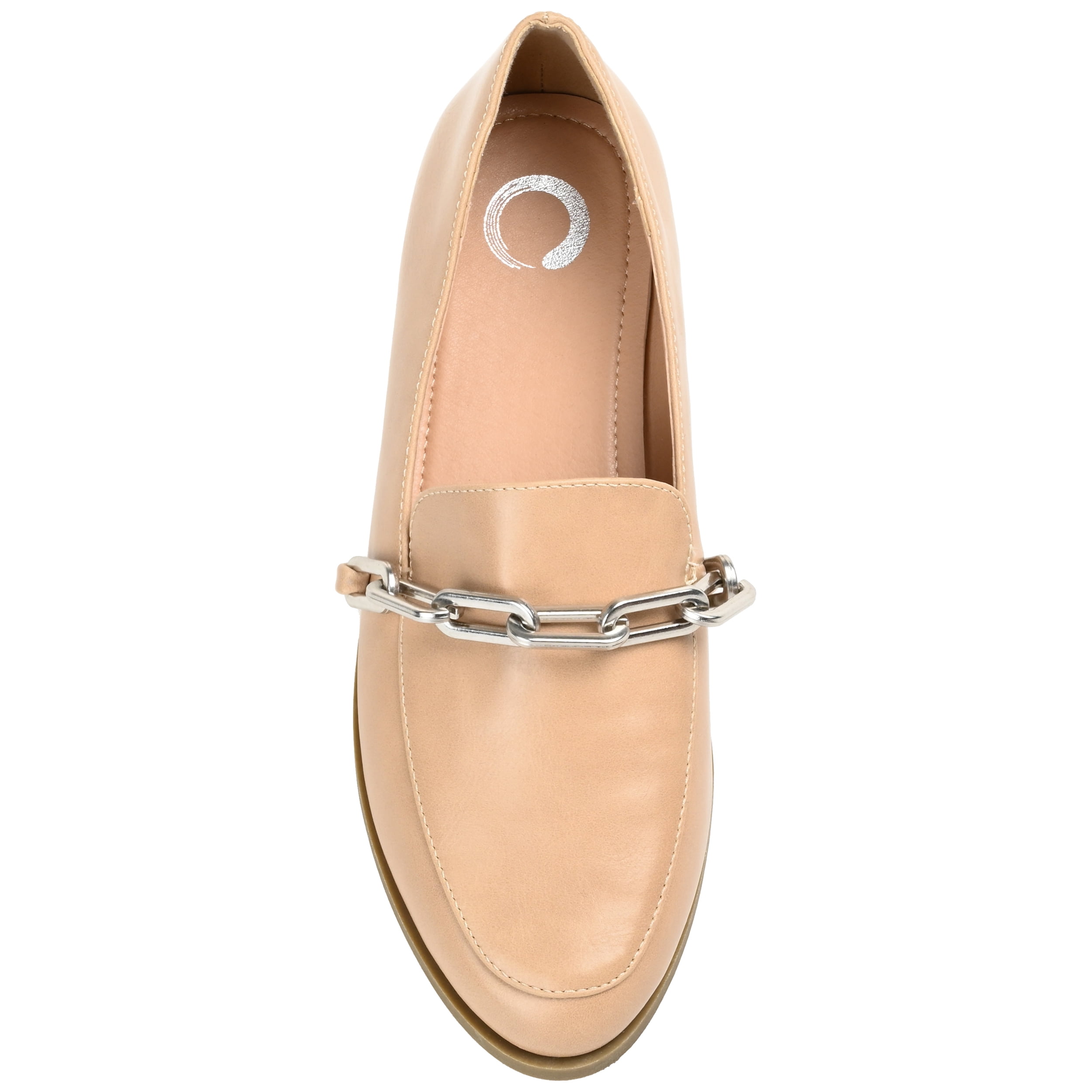 Journee Womens Madison Slip On Round Toe Loafer Flats