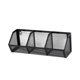 thumbnail image 3 of Cesta colgante organizadora de cocina, versátil y elegante, cesta de almacenamiento para guardar ajos. Cuadrícula negra 3, 3 of 9